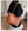 2025 Large Capacity Women's Retro Crossbody Tote Bag - Trendy Autumn Commute Handbag for College Students