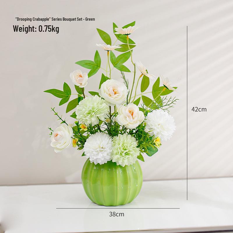 Nordic Style Artificial Floral Decoration for Home and Dining Table