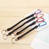 For Outdoor Hiking Spring Key Cord Spring Elastic Rope Fishing Lanyards Anti-lost Phone Keychain