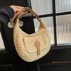 Casual Straw Crossbody Bags Simple High Quality Versatile Fashion Grace Shoulder Bags for Women 2024 Commute Vacation Hot Sale