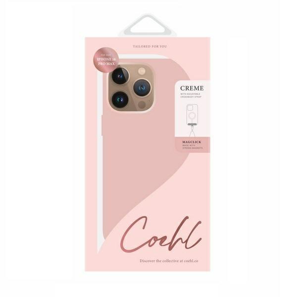 Uniq Etui Coehl Creme Iphone 16 Pro Max 6.9 Magnetic Charging Różowy/Ballet Pink