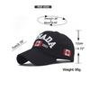 Berretto da Baseball in Cotone Unisex Papà del Canada Berretto con Bandiera Foglia d'Acero Berretto Unisex Ricamato Cappelli da Sole da Esterno per Adulti