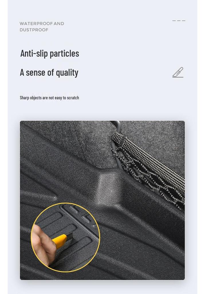 Galaxy M7 Waterproof TPE Trunk Mat: Durable, Wear-Resistant, Fits 26 Models