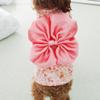 Pet Clothes Dog Small Floral Japanese Kimono Dog Clothes Bowknot Skirt Pet Supplies Cats