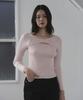 THE GREEN LAB Twist Slim Ribbed Knit [Beige]