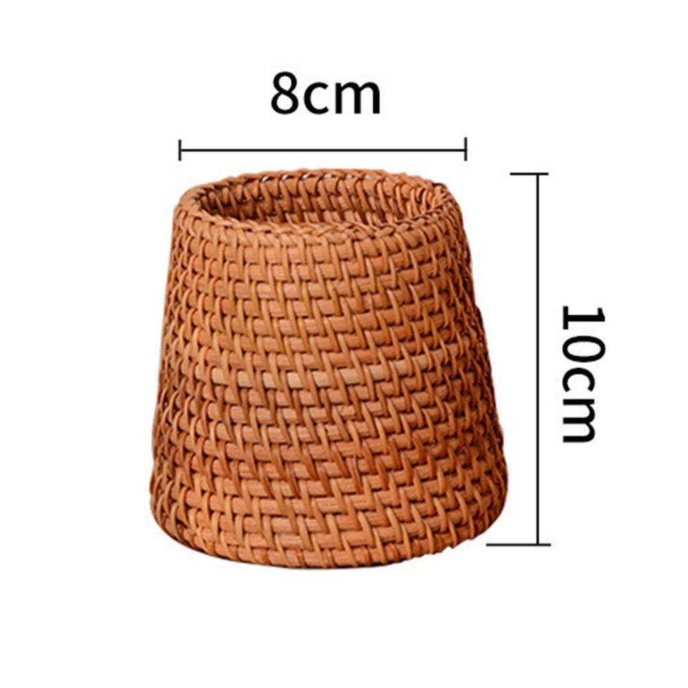 Cosmetic Holder Hand Woven Pen Holder Large Capacity Stationery Container  Tableware Holder