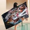 Famous Pop Singer Harris_Styles Black Microfiber Beach Towel Absorbent Quick dry Soft Swimming Resort Mountain Climbing Towel