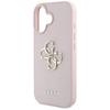 Etui Guess Grained Big 4G Logo Small     Classic Logo Do Iphone 16 Różowy