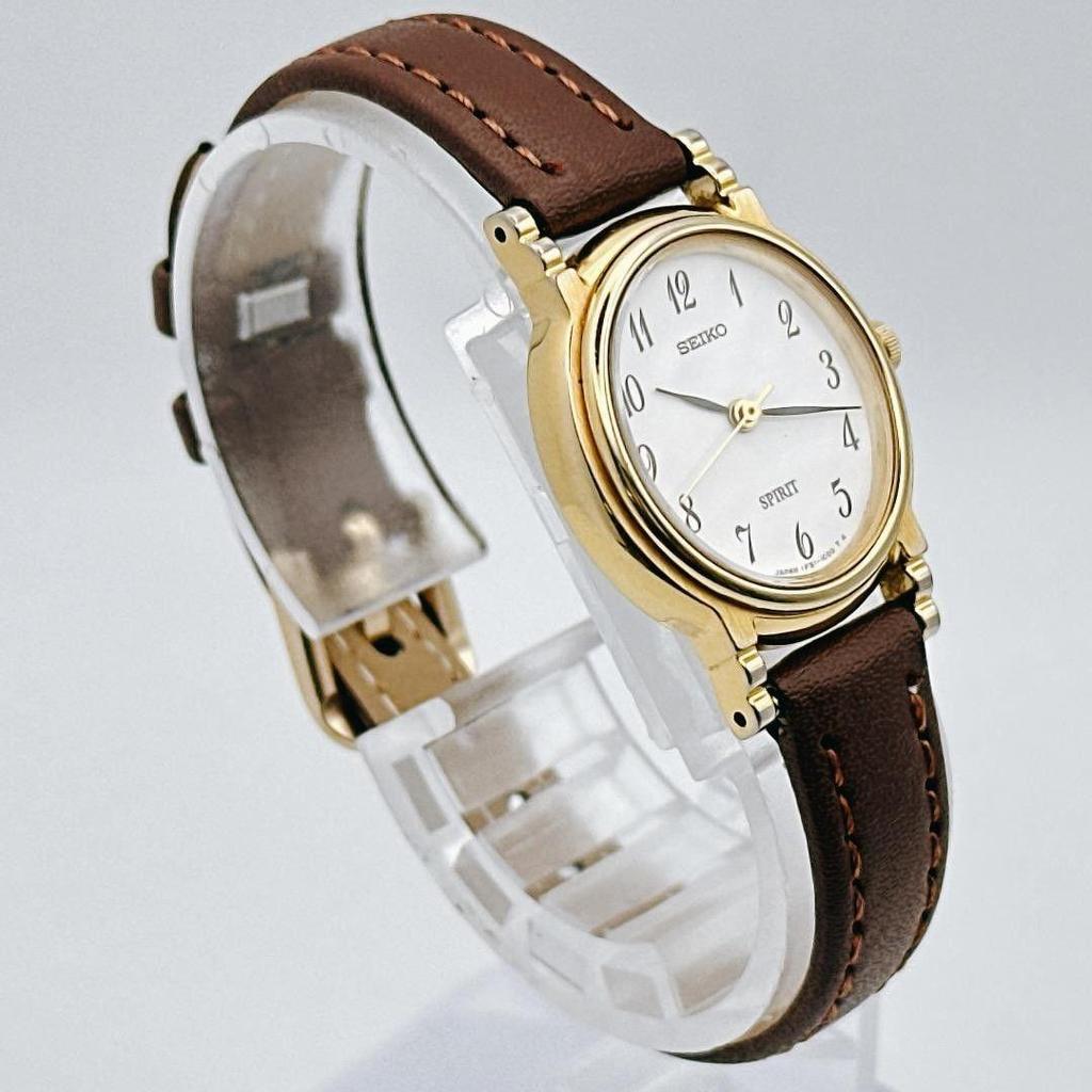 Used Excellent condition [Working/Battery/Strap replaced] SEIKO Spirit Ladies Watch