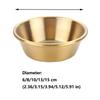 304 Stainless Steel Stainless Steel Sauce Dish Silver Gold Stackable Ketchup Dipping Bowl Multiple Sizes Easy To Clean