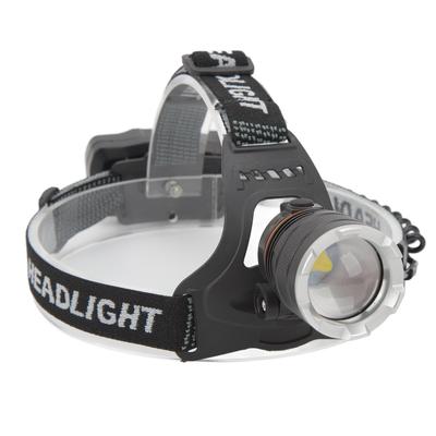 Rechargeable Headlamp High Brightness Adjustable Zoom Lightweight Waterproof Head Flashlight for Outdoor Night Fishing