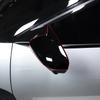 For Kia EV4 2026 2026 2pcs Bright Black Bull Horn Car Rear View Mirror Cover Trim  Exterior Accessories