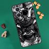 Samurai Japanese Warrior Mask Case For OPPO Reno 14 F 13 12 11 10 Pro 8T 8 7 Lite Cover For OPPO Find X8 X6 X5 X9 Pro Coque