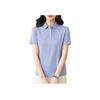 Anta Training Series Sports Casual Simple Solid Color Pullover Short Sleeve Polo Shirt Women Polo Shirts Snow-White 162527126-1