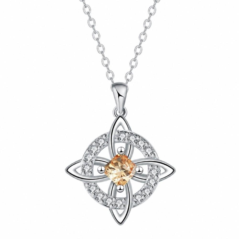 Zircon Gemstone Birthstone Necklace Handmade Amulet Necklace Birthday Anniversary Special Occasion