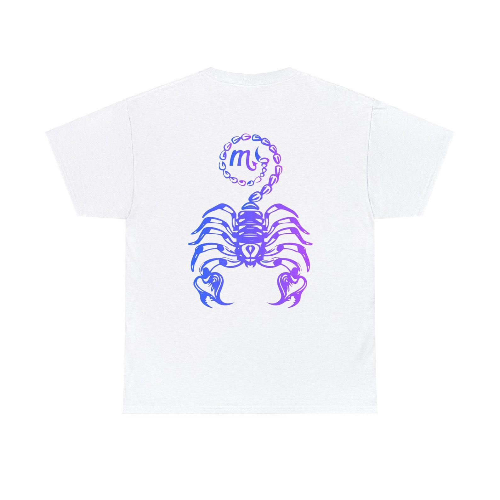 Scorpio Zodiac Sign T-shirt: Horoscope Design M