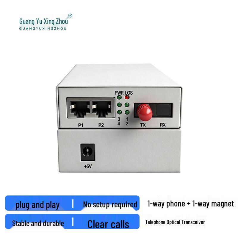 

Magnetic Telephone Optical Transceiver
