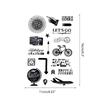 Reusable Silicone Stamps for DIY Scrapbooking Gift Card Making Party Invitations