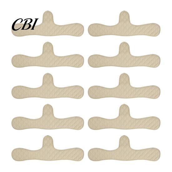 Assorbisudore Torace 1/5/10 Pezzi Fodere per Reggiseno in Cotone per Assorbimento, Cuscinetti Anti-sudore Lavabili Sotto il Seno, Cuscinetto Riutilizzabile per Seno Assorbente Umidità, Sudorazione Donna