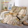 3D Ancient Nautical Chart World Map Compass Soft Flannel Blankets,Throw Blanket Comfortable Blanket for Picnic Beds Sofa Bedroom