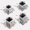 20/25/30/40mm Square Tube Connector Set Stainless Steel Elbow Corner Joint New Flange Base  Fence