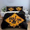 "Rock Music Room Decor Set" Soft Comfortable Duvet Cover Bedding Set Included 1*Duvet Cover & 2*Pillowcases Gift