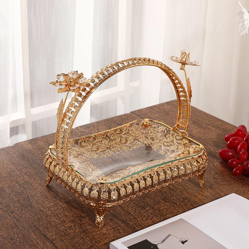 Multipurpose Fruit Basket Snack Food Plate Table Organizer Vegetable Bowl Serving for Bar