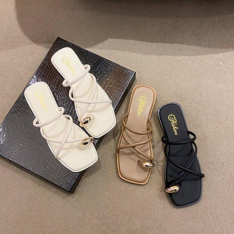 New Low-heeled Women's Fashion Shoes for Outdoor Beach Wear