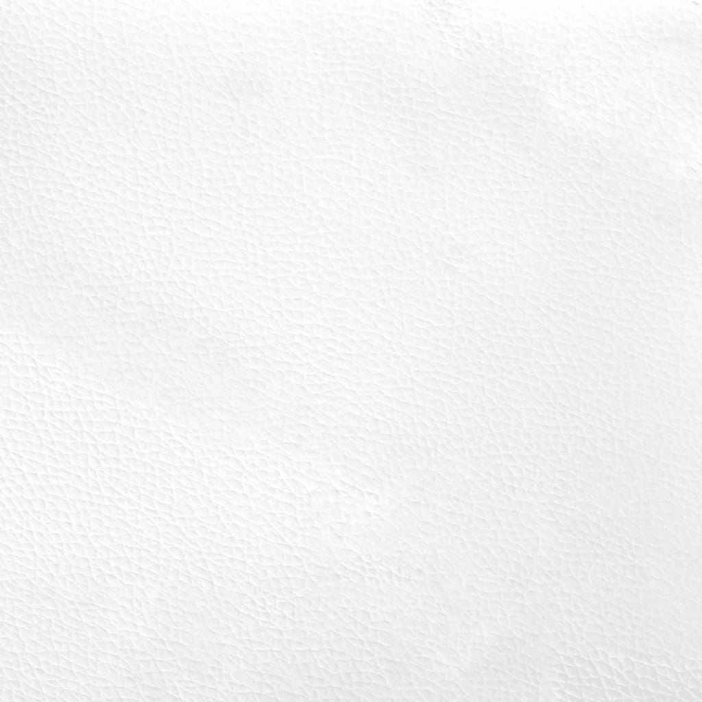 Vidaxl Headboard Pillow, White, 90 Cm, Faux Leather
