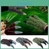 Brinquedo Garra de Dinossauro Jurássico T-rex Marionete de Luva Com Garras Realistas de Borracha Macia