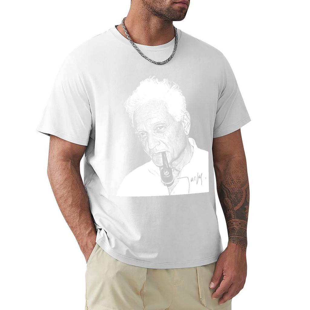 Jacques Derrida TShirt Soft Basic Cotton Short Sleeve Tee