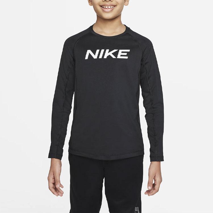 Nike Dri-Fit Long Sleeve Training Top Kids Tops Black DM8529-010