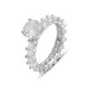 Silver Ring with Cubic Zirkonia (2138587)