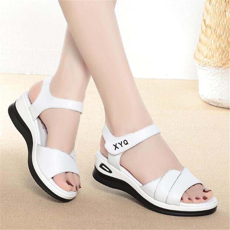 Women Sandals Wedges Shoes For Women Summer Sandals Platform Shoes Woman Thick Sole Gladiator Sandalias Casual Summer Shoes