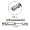 Metal Drive Shaft CVD with 3mm to 4mm Bushing Suitable for MN78 MN82 LC791/12 RC Car Upgrade Parts Accessories