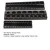 3Pcs Magnetic Socket Organizer Storage Rack Large Capacity Heavy Duty Universal Drive Metric SAE Socket Tray