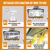 Heavy Oil Bubble Spray Cleaner Powerful Stains Remover Foam Cleaner for Grills Ovens Cooktop Kitchen Magic Household Degreaser