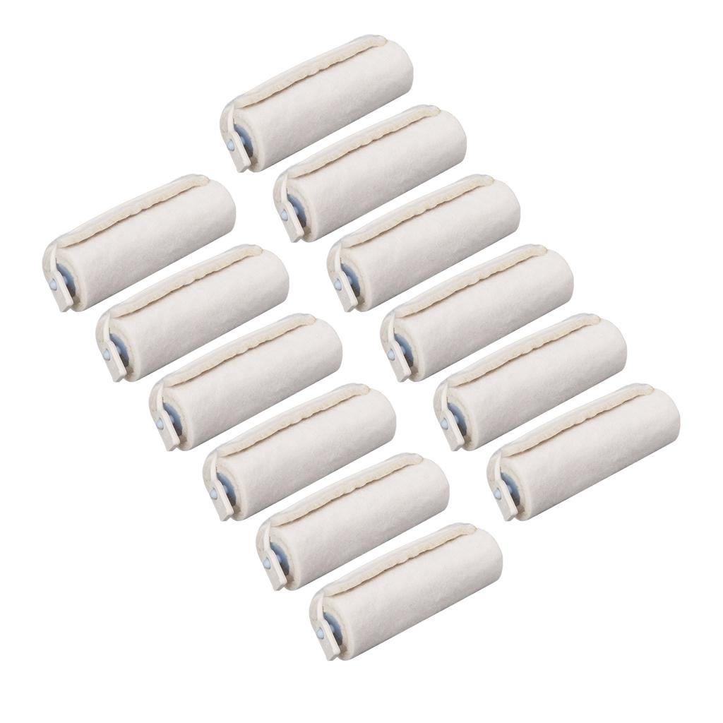 12pcs Hair Heat Insulation Cotton Soft Breathable Portable Hair Heat Foam Pad for Salon Home