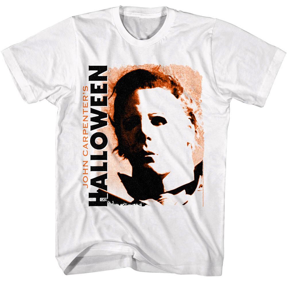 John Carpenter Halloween Horror Movie Men T Shirt Michael Myers Masked Slash S