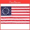 Steag Vechi cu 13 Stele American Coloniile SUA Betsy Ross Design Retro în Roșu Albastru 3x5ft