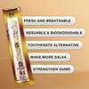 Brosse à Dents Miswak Branche Naturelle Premium Voyage & Usage Quotidien Bois + Branche d'Arbre Zéro Déchet Manche en Bambou Cadeau