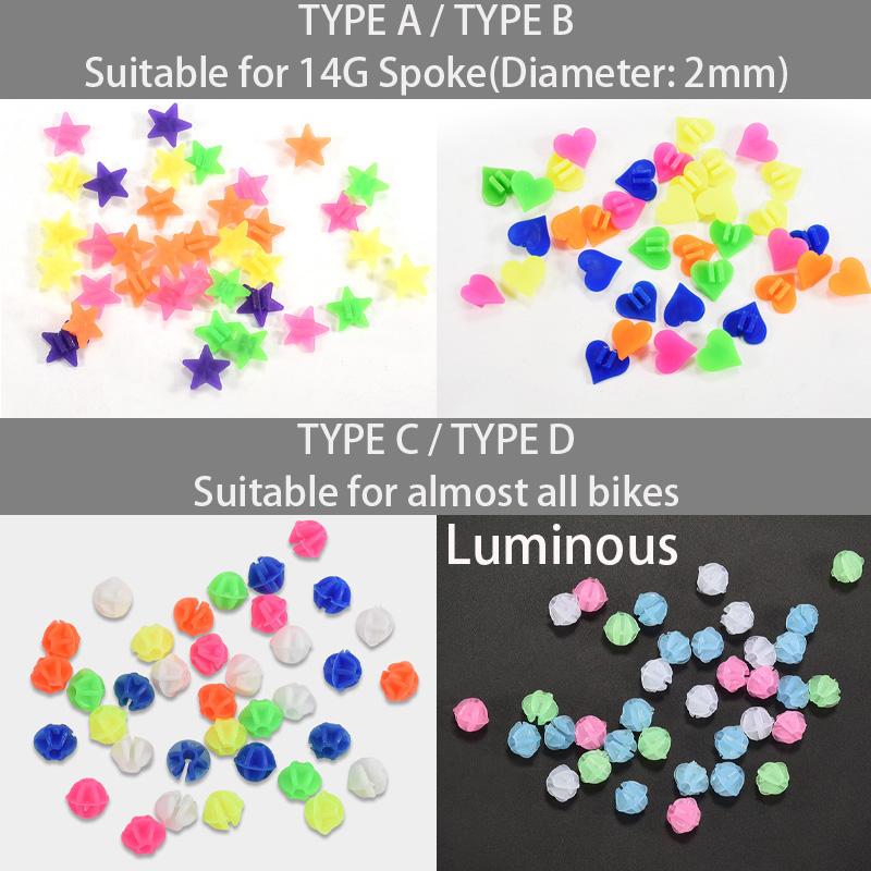 36 ks barevných dekorací, klipů pro dětské kolo, vícebarevných plastových korálků na kola jízdních kol, dárků pro děti, doplňků na kolo