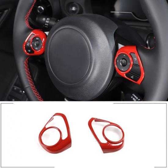 ABS Red Steering wheel button trim For Toyota 86/Subaru BRZ