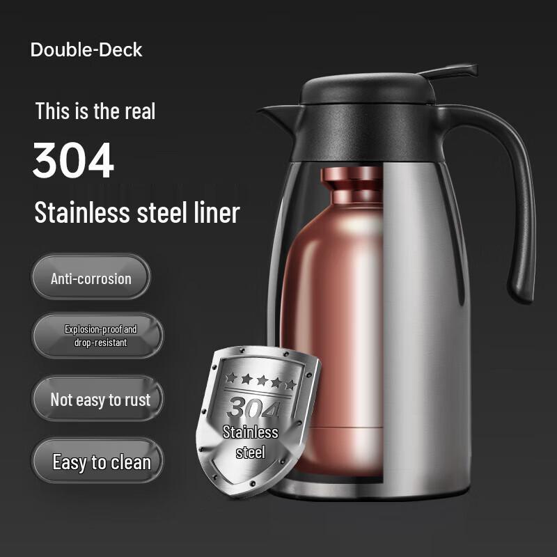 Chui Da Huang 2.2L 304 Stainless Steel Vacuum Insulated Kettle