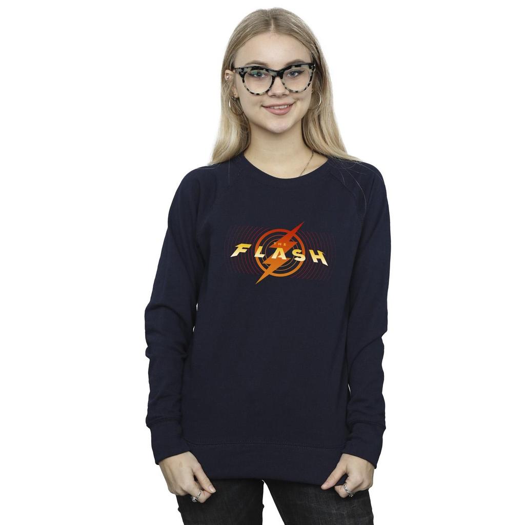 DC Comics Womens/Ladies The Flash Red Lightning Sweatshirt