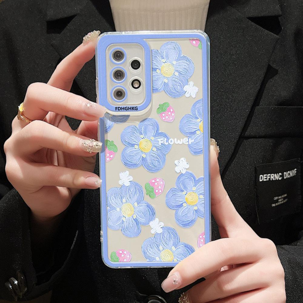 Phone Case For Samsung Galaxy A54 5G Funda A55 5G A35 A34 A53 A52 A33 A32 A14 A13 S24 Ultra S23 S22 Plus S21 S20 FE Soft Covers