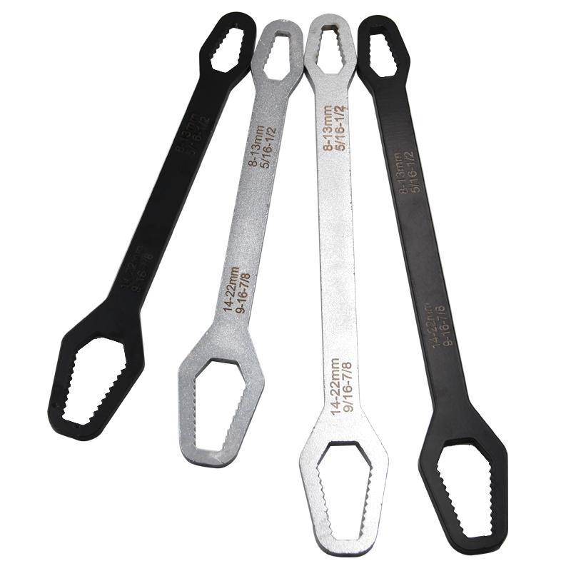 8 To 22 Black Multifunctional Double End Box Wrench Hexagon Double End Solid Wrench Screw and Nut Tool with Various Diameters