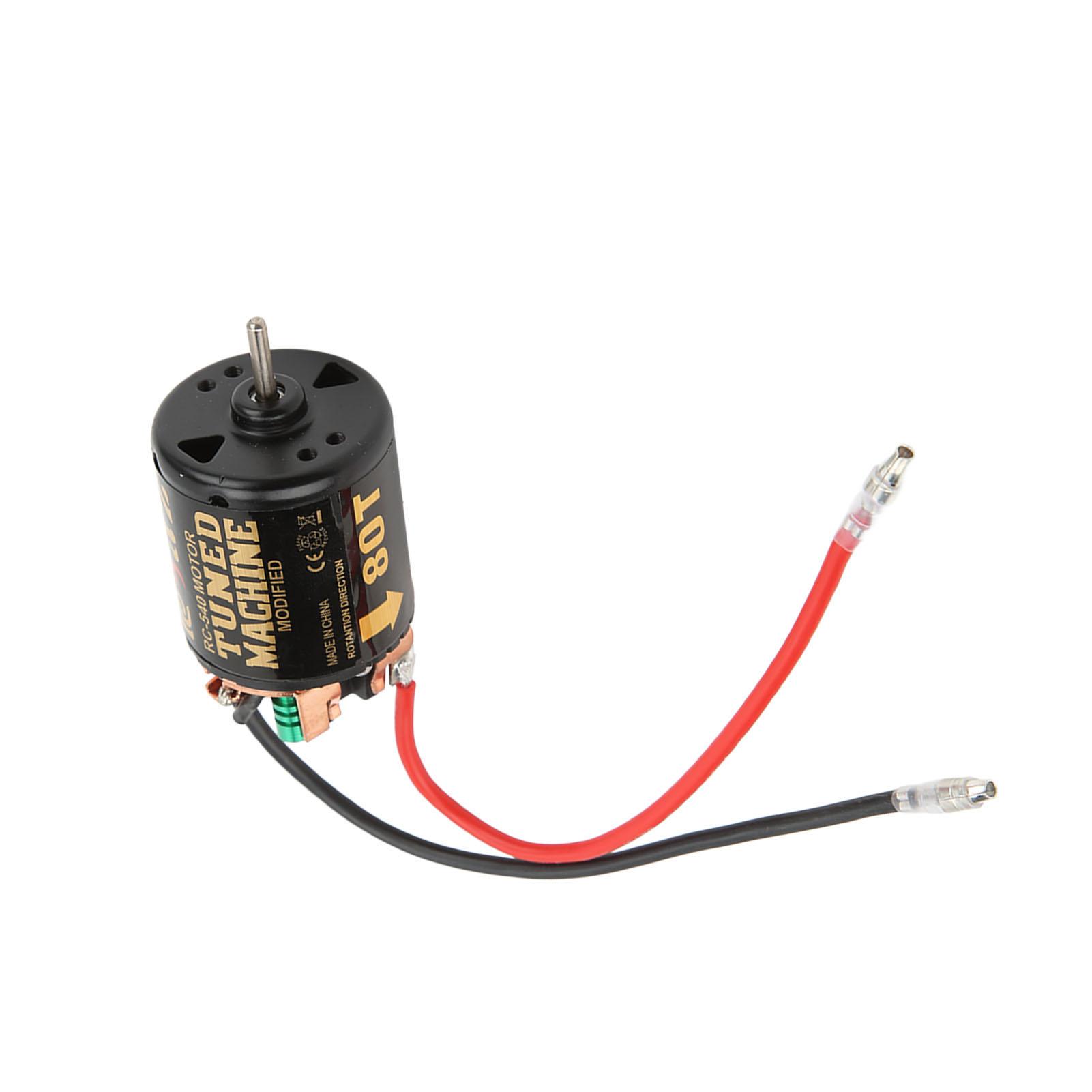 

RC 540 Motor 80T Brushed Motor for AXIAL SCX10 90046 1/10 RC Car Upgrade Parts Accessories