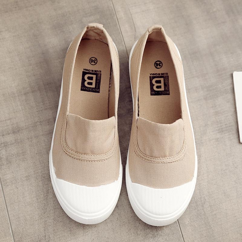 2025 Spring Canvas Shoes: Unisex Casual Low-Cut Flats in Korean Style