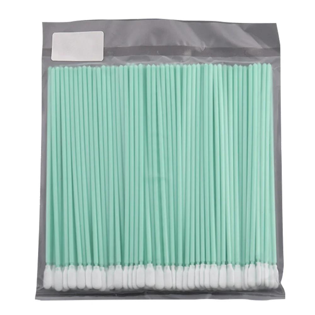 100Pcs/Bag Non Woven Cotton Swabs Dust-free Anti-static Cleaning Q-tips For Fiber Laser Machine Focus Lens Protection Windows